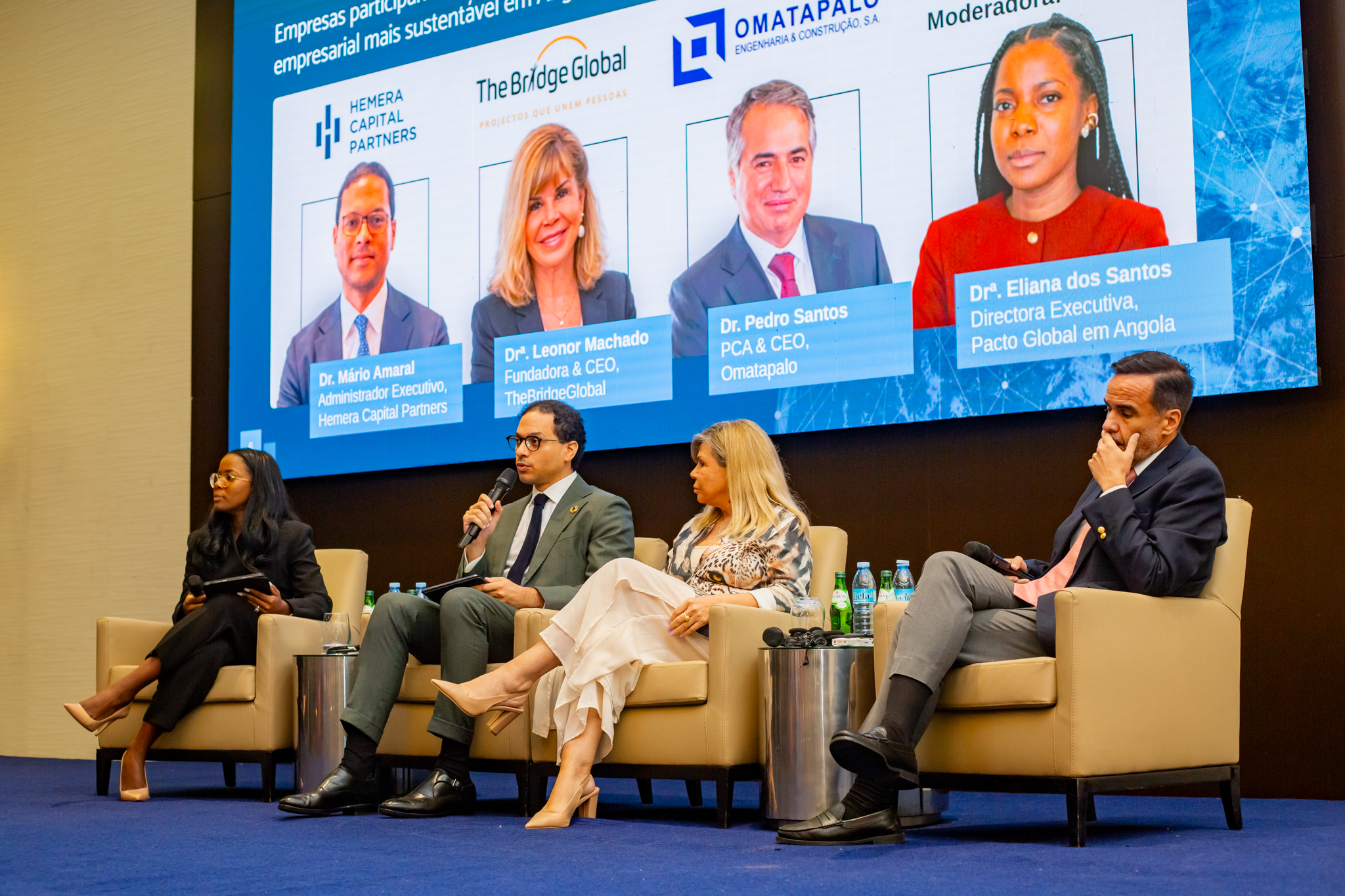 Dr. Eliana dos Santos, Dr. Mario Amaral, Dr. Leonor Machado, Dr. Pedro Santos