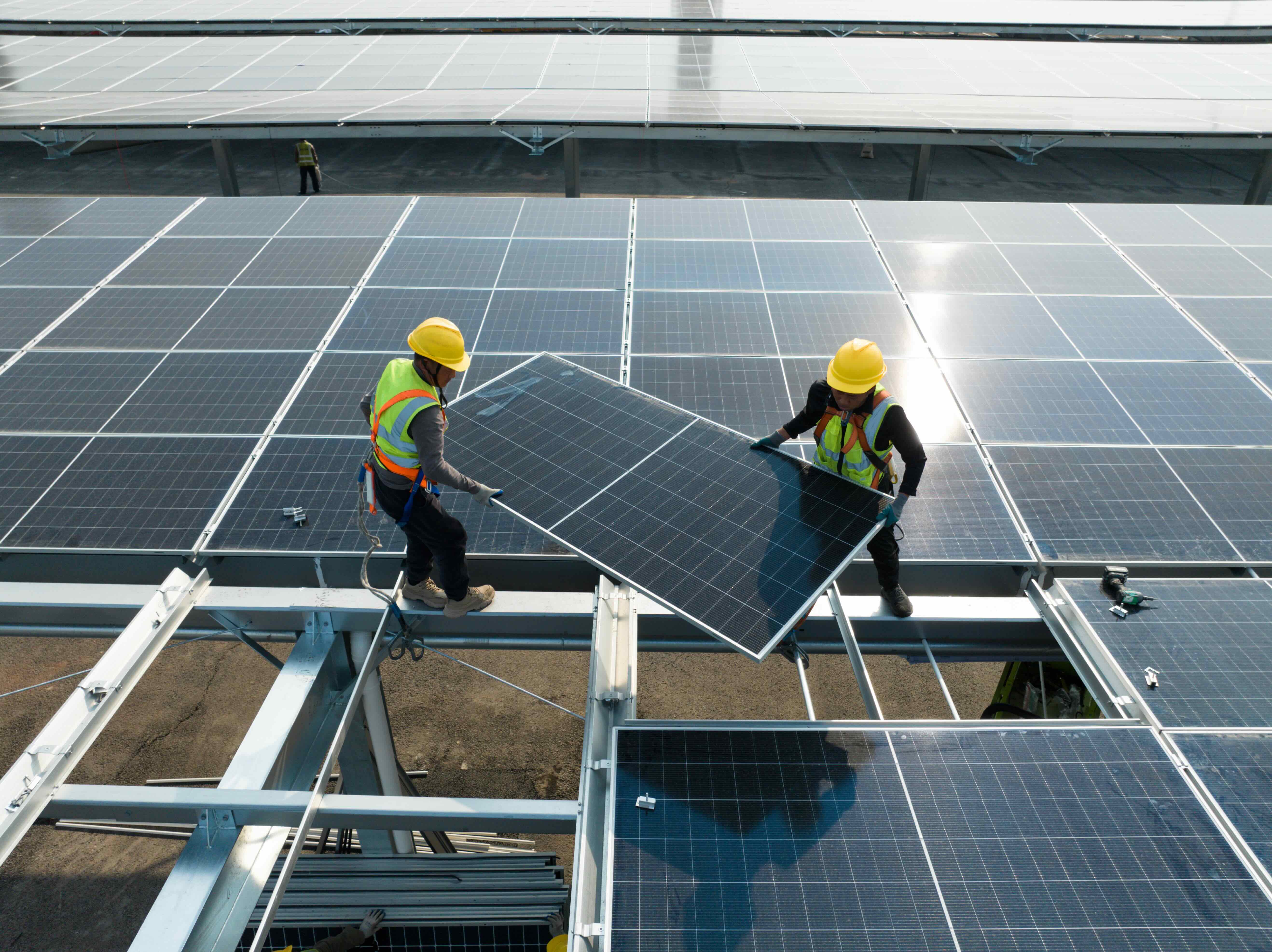 installing solar panels
