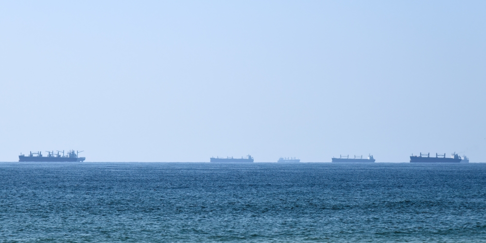 boats in ocean