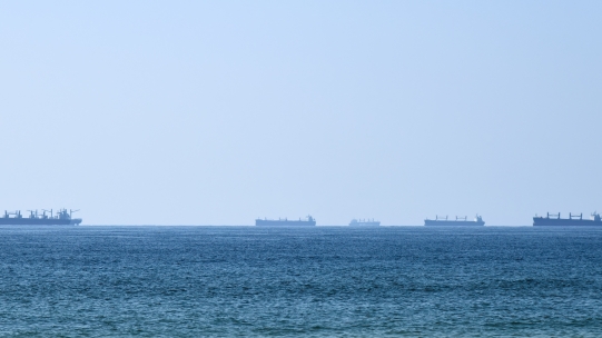 boats in ocean